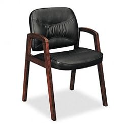 Basyx VL803NST11 Guest Chair,w/ Wood Arms,24-1/2 in.x28-1/4 in.x35-1/4 in.,MY