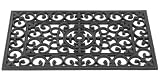 GARDMAN RUBBER VICTORIAN CAST STYLE DOOR MAT OUTDOOR
