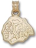 Chicago Blackhawks Pendant - 10K Gold Head Logo