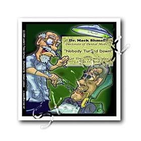 Londons Times Funny Medicine Cartoons - Easy Dental Plan - Iron on Heat Transfers