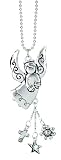 ANGEL Silver Car Charm Ornmament with Dangles