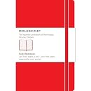 Moleskine Classic Red Notebook, Ruled Large: Liniertes Notizbuch. Mit Falttasche f�r Notizen. Gummiband-Verschlu�