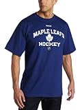 NHL Toronto Maple Leafs Authoritative Dark Blue Short Sleeve Tee (Dark Blue, Medium)