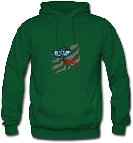 Drill Now Drill Here Darylaguil Small Women Green Unique Hoodies