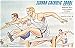 Slovak Catholic Sokol Hurdler Postcard