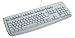 Logitech Deluxe 250 Tastatur PS/2 schnurgebunden wei� OEM (deutsches Tastaturlayout, QWERTZ)