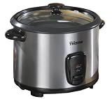 Produkt-Bild: 1,5 Liter Edelstahl Reiskocher TRISTAR RK-6112 f&uuml;r 0,8 kg Trockenreis