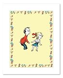 Dr. Seuss Kids Character Bordered Petite Yellow Print 5