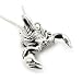 Large Sterling Silver Gothic Biker Scorpion Slide Pendant