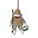 Sock Monkey Fisherman Ornament