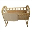 American Baby Company Organic Cotton 3-Piece Cradle Set, Natural