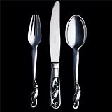 blossom sterling meat fork 2 tines 9.5
