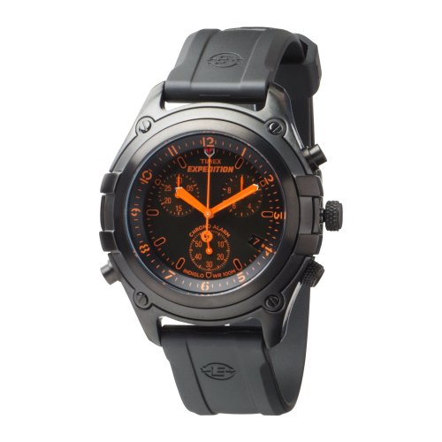 Timex Men's T497469J Expedition Trail Series Chronograph with Alarm Black on Black Watch