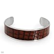 Bracelet Made in Brown Resin and Stainless steel. Total item weight 24.5g Length 8in