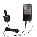 2nd Generation Audio FM Transmitter plus integrated Car Charger for the iRiver B30 with Gomadic TipExchange Technology