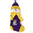 LSU Tigers NCAA Snowman Holiday Stocking (22)"