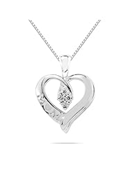 Diamond Mom Pendant in 10K White Gold