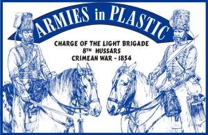 Crimean War 1854 8th Hussars Charge of the Light Brigade (5 Mounted) 1-32 Armies in Plastic