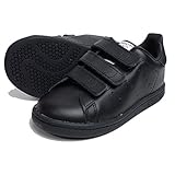 adidas アディダス オリジナルス スタンスミス ベルクロ キッズ ベビー STAN SMITH CF I (14cm, ブラック)
