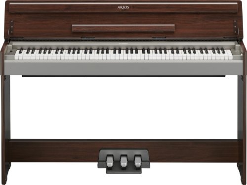 Yamaha YDPS31 Arius Console Piano with Folding Key Cover, 3-Pedal Cabinet