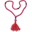 100 knots Pink Komboskini (Komvoskini) with Blue beads - Orthodox prayer rope from Jerusalem