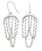 Sterling Silver Loop Chain Earrings