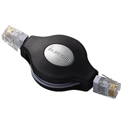 ELECOM モバイルLANケーブル(ブラック)1.5m LD-MCTU/BK