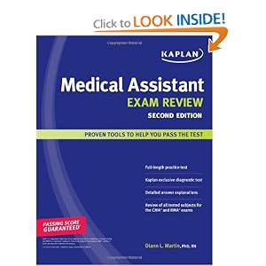 Click here to buy Kaplan Medical Assistant Exam Review by Diann Martin.
