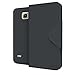 Galaxy Note 5, Cellto PU Leather Wallet Case [Stand Feature] Kickstand and Dual Magnetic Flap [Credit Card and Cash Pockets] and ** Flip Cover for Samsung Note 5 (2015) - Black