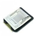 Black Leather Smart Money Clip