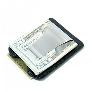 Smart Money Clip Leather - Black