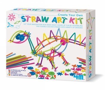 Childrens Toyshop  Toys : Great Gizmos - 4M Straw Art Kit