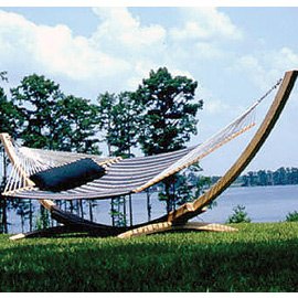 Hatteras SAR-2 Roman Arc - Cypress Wood Hammock Stand
