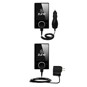 Essential Kit for the Microsoft Zune 80GB 2nd Gen - includes Car and Wall Charger with... by Gomadic for the Microsoft Zune 80GB 2nd Gen