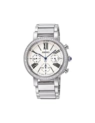Seiko SRW013 35mm Silver Steel Bracelet & Case Hardlex (used for Seiko only) Womens Watch