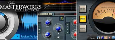 MOTU MasterWorks Collection Modeled analog EQ, classic compression, and convolution reverb for RTAS, AU, VST3, and MAS