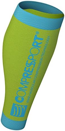 Compressport Calf R2 V2 Compression Sleeves Fluo Fluo Yellow T3