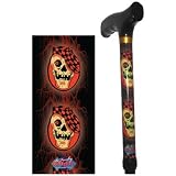 Skulls Folding Cane