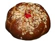 Greek Easter Bread, Tsoureki, 1.5lb with Red Egg and Almonds