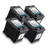 HP21C9351ANCompatibleComboPack-4BlackInkCartridges