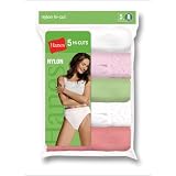 5-Pack Hanes Elegance Nylon Hi-Cut Brief P573CA