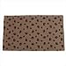 Drymate Cat Bowl Place Mat with Paw Imprint Design, 12-Inch by 20-Inch, Tan