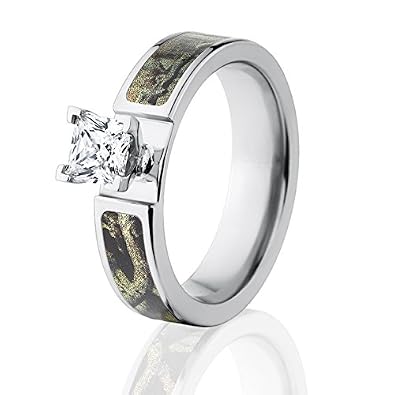 Camo mossy oak wedding rings