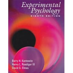 Experimental Psychology: Understanding Psychology Research (with InfoTrac�)
