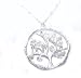 Beautiful NEU Love Mother Earth Tree of Life Charm Necklace with Fresh Water Pearl & Crystal Accents Matte Silver Tone Comes Gift Boxed