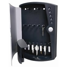 GE AccessPoint nt 001899  Battery-Operated Locking Key Cabinet, Silver