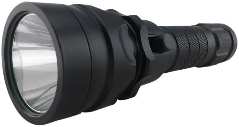 AUBIG CREE XM-L T6 LED Flashlight Dimmable Torch 10m Waterproof 1200lm 18650 Rechargeable Battery US Plug Charger