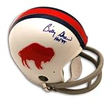 Billy Shaw Autographed/Hand Signed Buffalo Bills Throwback Mini Helmet inscribed HOF 99