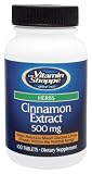 Vitamin Shoppe - Cinnamon Extract, 500 mg, 100 tablets