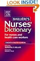Bailliere's Nurses' Dictionary: for nurses and health care workers
